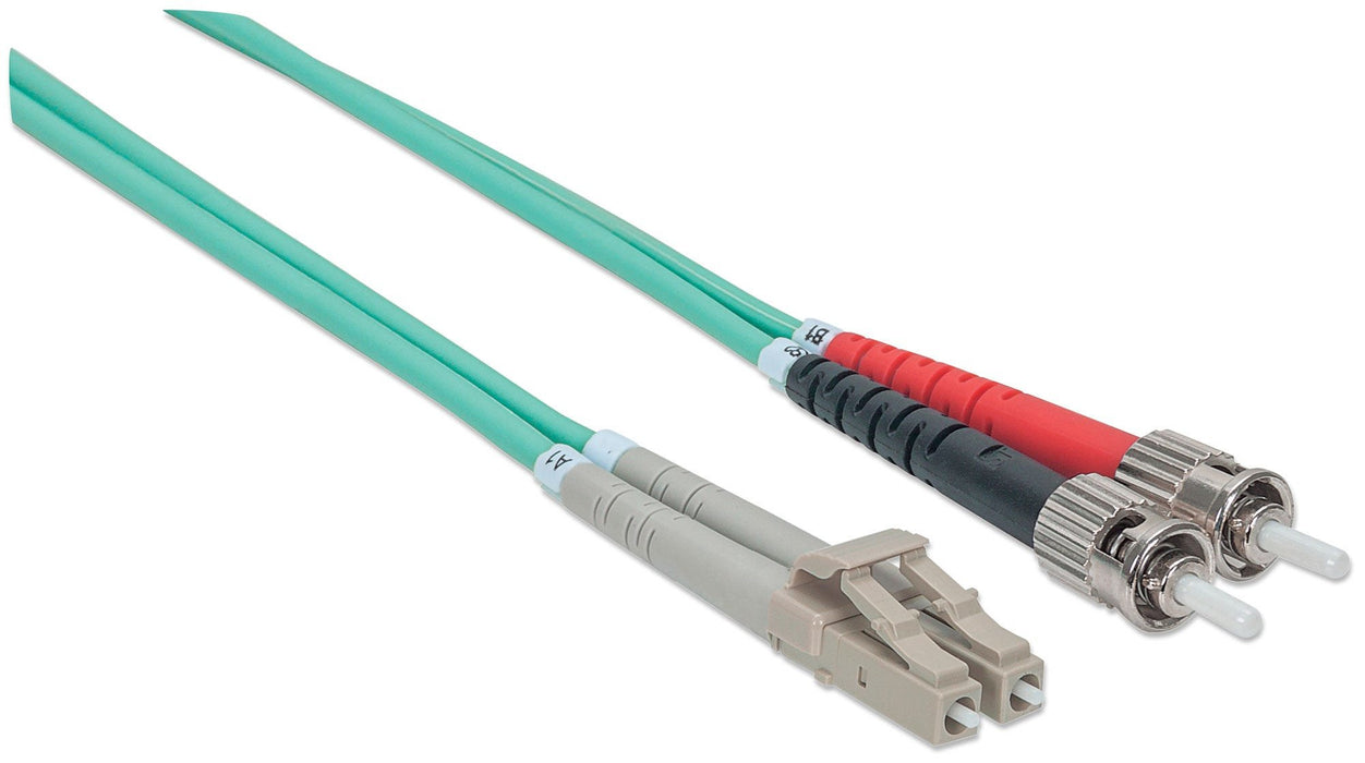 EAN 0766623751124 - Intellinet 751124 Cable de fibra óptica e InfiniBand 3 m ST LC Color aguamarina imagen 2