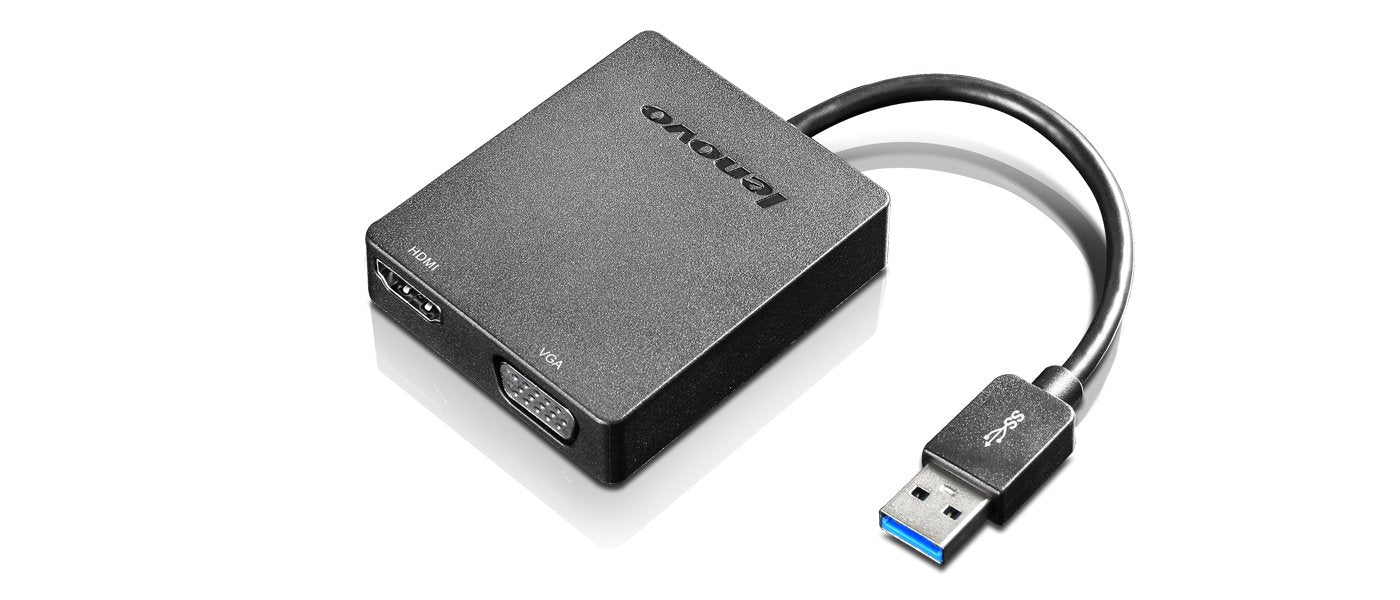 EAN 0889233299395 - Lenovo Universal USB 3.0 to VGA/HDMI Adaptador gráfico USB Negro imagen 1