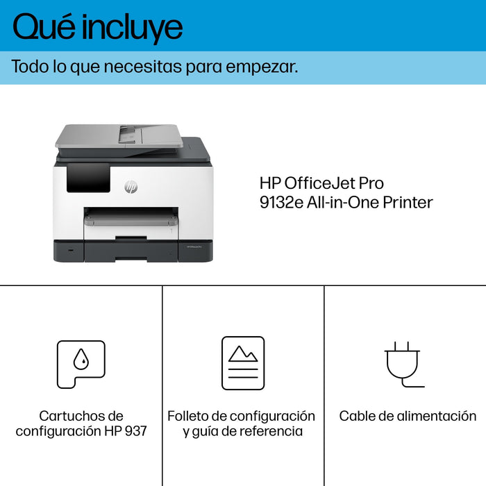 EAN 0196337284982 - HP OfficeJet Pro 9132e All-in-One Prntr Inyección de tinta térmica A4 4800 x 1200 DPI 25 ppm Wifi imagen 4
