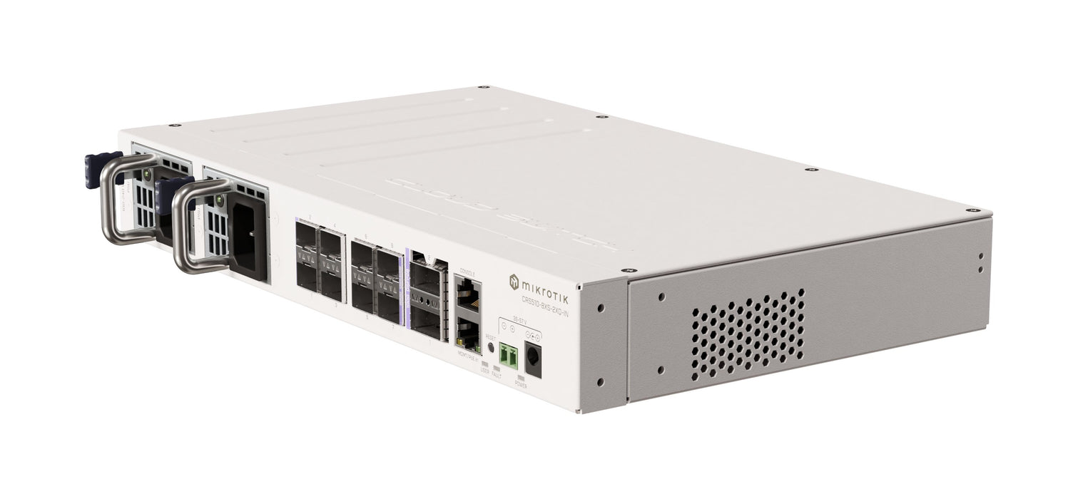 EAN 4752224008466 - Mikrotik CRS510-8XS-2XQ-IN switch L3 Fast Ethernet (10/100) Energía sobre Ethernet (PoE) Blanco imagen 3