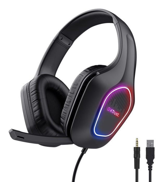 EAN 8713439253313 - Trust GXT 416 ZIROX Auriculares Alámbrico Diadema Juego USB tipo A Negro imagen 2