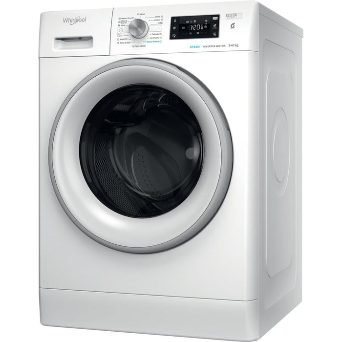 EAN 8003437057328 - Whirlpool FFWDB 864489 SV EE lavadora-secadora Independiente Carga frontal Blanco C imagen 1