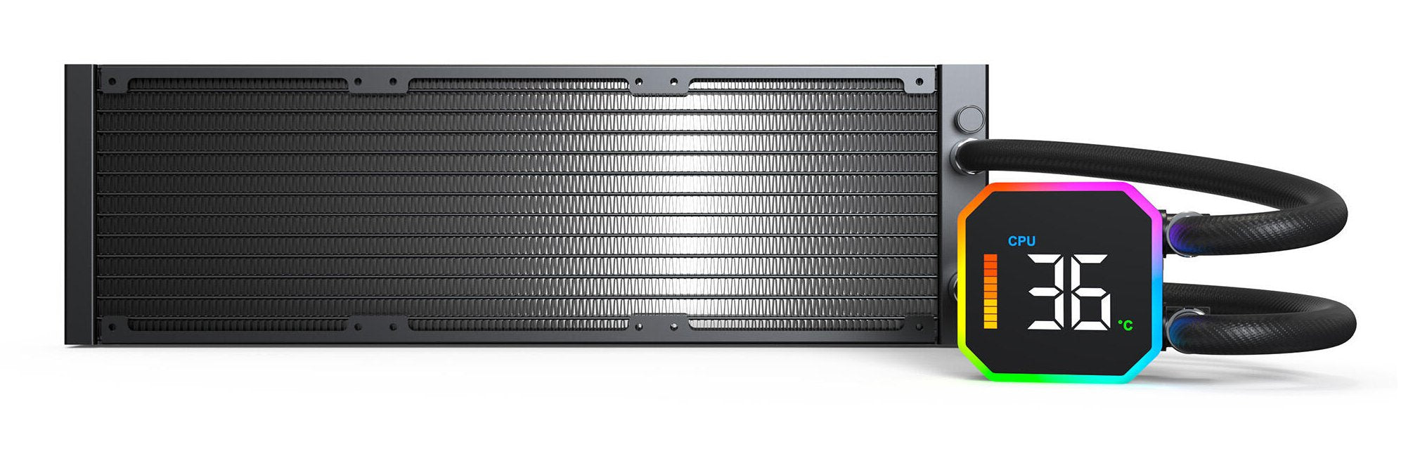 EAN 4710562746174 - Montech HyperFlow Digital 360 Procesador Sistema de refrigeración líquida todo en uno 12 cm Negro 1 pieza imagen 4