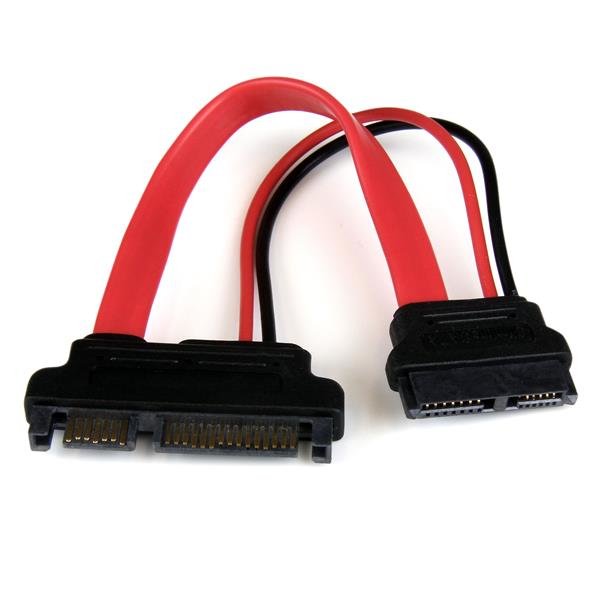 EAN 0065030848640 - StarTech.com SLSATAADAP6 cable de SATA 0,1524 m Slimline SATA 13 pin SATA 7+15 pin Rojo imagen 1