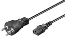 EAN 5712505440582 - Microconnect PE12041R cable de transmisión Negro 1 m C13 acoplador imagen 1