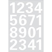 EAN 4008705041706 - HERMA Numbers 25mm 0-9 weatherproof film white 1 sheet símbolo autoadhesivo imagen 1