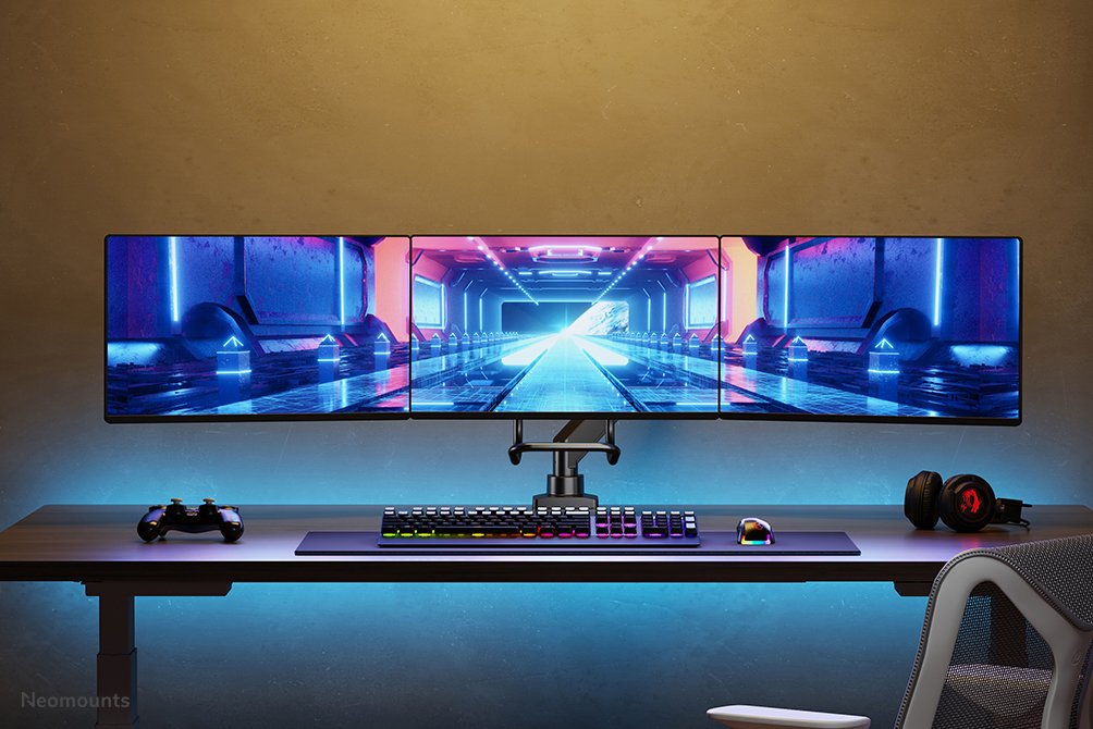 EAN 8717371447496 - Neomounts NM-D775DX3BLACK soporte para monitor 68,6 cm (27") Escritorio Negro imagen 18