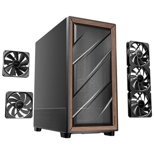 EAN 0761345101776 - Antec FLUX SE Midi Tower Negro, Madera imagen 18