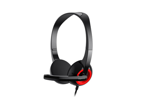 EAN 6939119033705 - Havit H202d (Black) Auriculares Alámbrico Diadema Llamadas/Música Negro, Rojo imagen 1