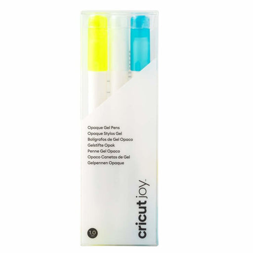EAN 0093573868467 - Cricut 2009381 bolígrafo de gel Bolígrafo de gel con tapa Azul, Blanco, Amarillo 3 pieza(s) imagen 1