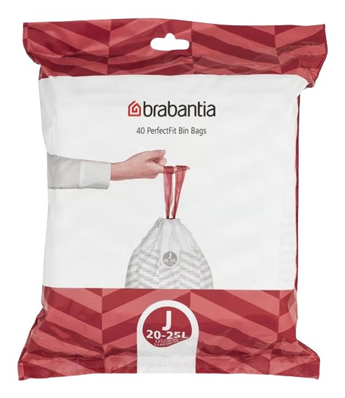 EAN 8710755115608 - Brabantia 8710755115608 bolsa para basura 23 L Gris, Blanco 40 pieza(s) imagen 1