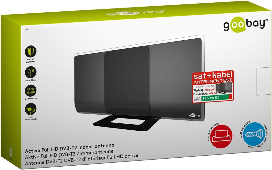 EAN 4040849671791 - Goobay 67179 antena de televisión Interior Omni-direccional imagen 8