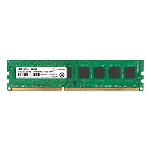 EAN 0760557847434 - Transcend JetRam JM1600KLU-2G módulo de memoria 2 GB 2 x 8 GB DDR3 imagen 1