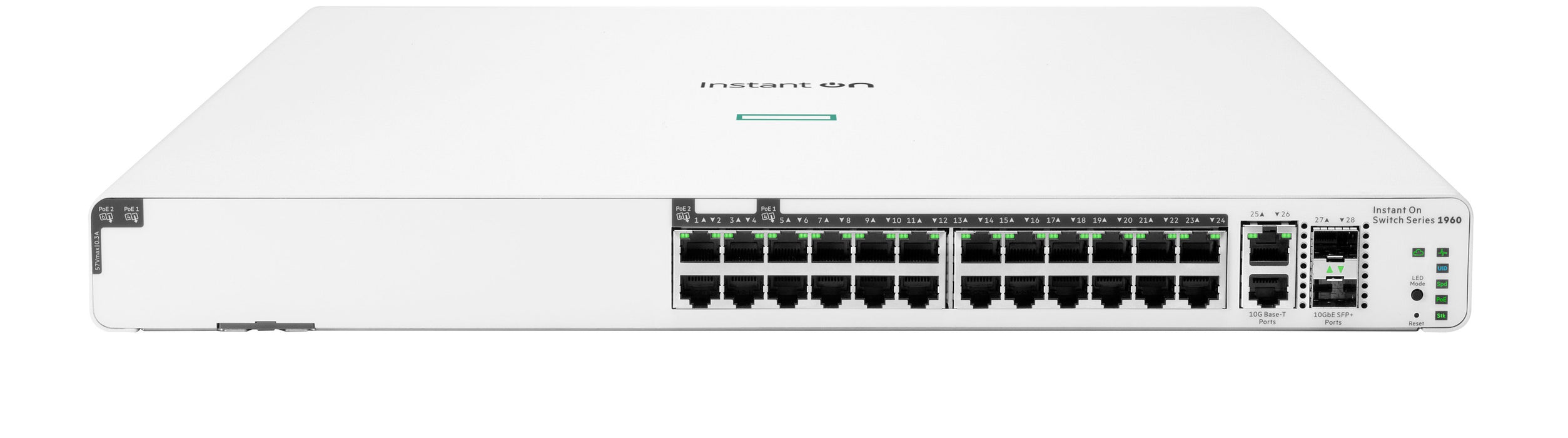 EAN 0190017521558 - HPE Aruba Networking Networking Instant On Switch 20p Gigabit CL4 4p Gigabit CL6 PoE 2p 10GBT 2p SFP+ 370 imagen 1