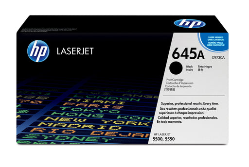 EAN 0088698445402 - HP 645A Black Original LaserJet Toner Cartridge cartucho de tóner 1 pieza(s) imagen 1