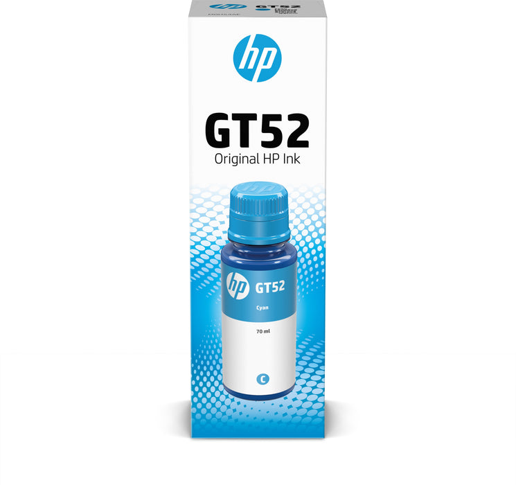 EAN 0190780132517 - HP GT52 Cyan Original Bottled Ink Cartridge for DeskJet GT SeriesPrinters imagen 1