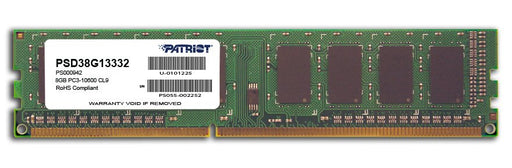 EAN 0815530012252 - Patriot Memory 8GB PC3-10600 módulo de memoria 1 x 8 GB DDR3 imagen 1