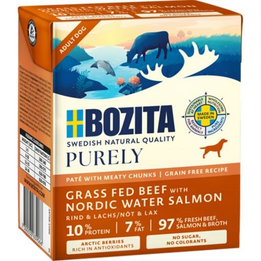 EAN 7300330639066 - Bozita 9118252 alimento húmedo para perros Ternera, Salmón Adulto 370 g imagen 1
