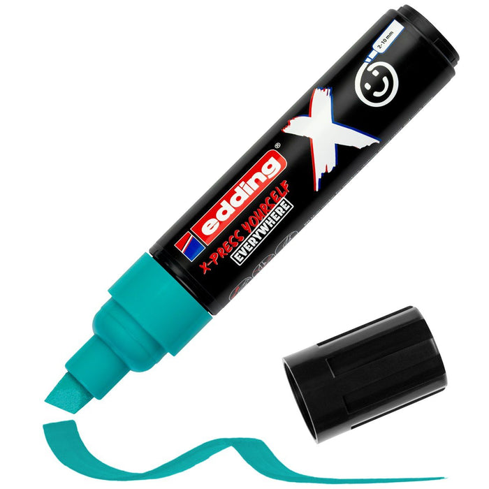 EAN 4057305067104 - Edding 6900 X Multimarker marcador permanente Punta de cincel Azul, Plata, Turquesa 3 pieza(s) imagen 3