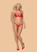 EAN 5901688216682 - Obsessive 838-SET-3 L/XL conjunto de ropa interior y bodi Conjunto de lencería Rojo Poliamida imagen 3