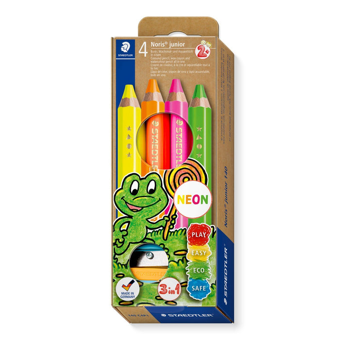 EAN 4007817160381 - Staedtler 140 C4P1 lápiz de color Verde, Naranja, Rosa, Amarillo 4 pieza(s) imagen 3