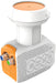 EAN 4019588768024 - TechniSat UNIX Twin LNB convertidor low noise block (lnb) Naranja, Blanco imagen 2