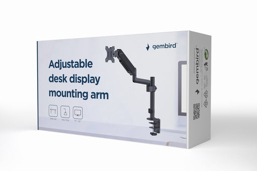 EAN 8716309126137 - Gembird MA-DA1P-01 soporte para monitor 81,3 cm (32") Escritorio Negro imagen 1