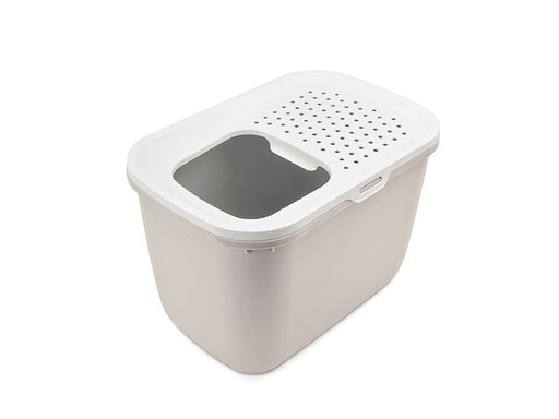 EAN 5411388201814 - Savic Hop in Gato Caja de arena con entrada superior Beige, Blanco imagen 2