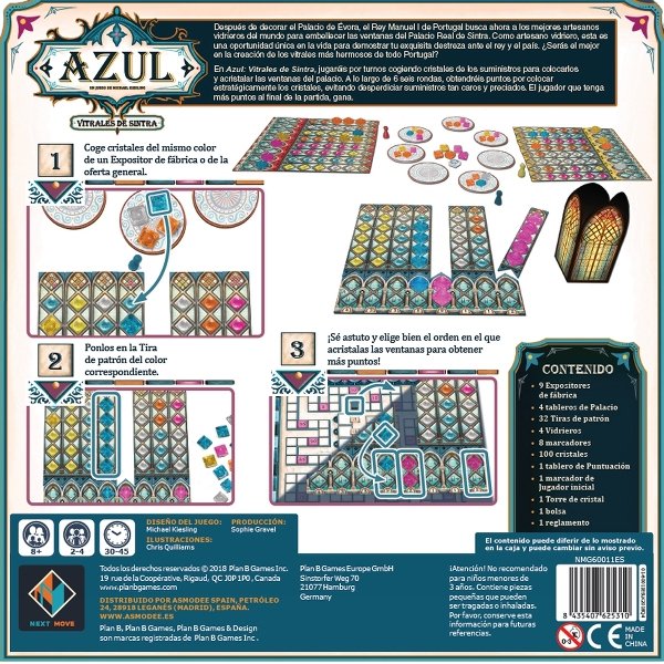 EAN 8435407625310 - Asmodee Azul Azul Vitrales de Sintra Juego de mesa Simulación económica imagen 3