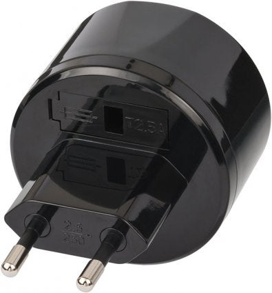EAN 4007123645848 - Brennenstuhl 1508500010 adaptador de enchufe eléctrico Tipo A Tipo C (Europlug) Negro imagen 2