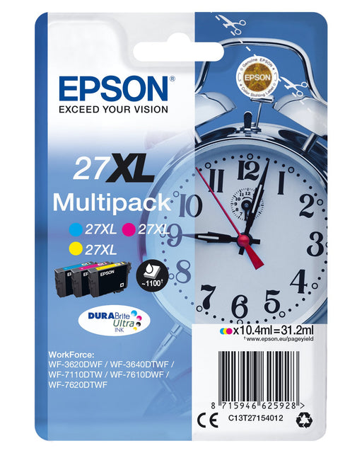 EAN 8715946625935 - Epson Alarm clock C13T27154022 cartucho de tinta 1 pieza(s) Original Alto rendimiento (XL) Cian, Magenta, imagen 1