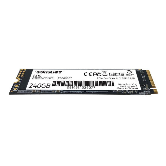 EAN 0814914029077 - Patriot Memory P310 240 GB M.2 PCI Express 3.0 NVMe imagen 3