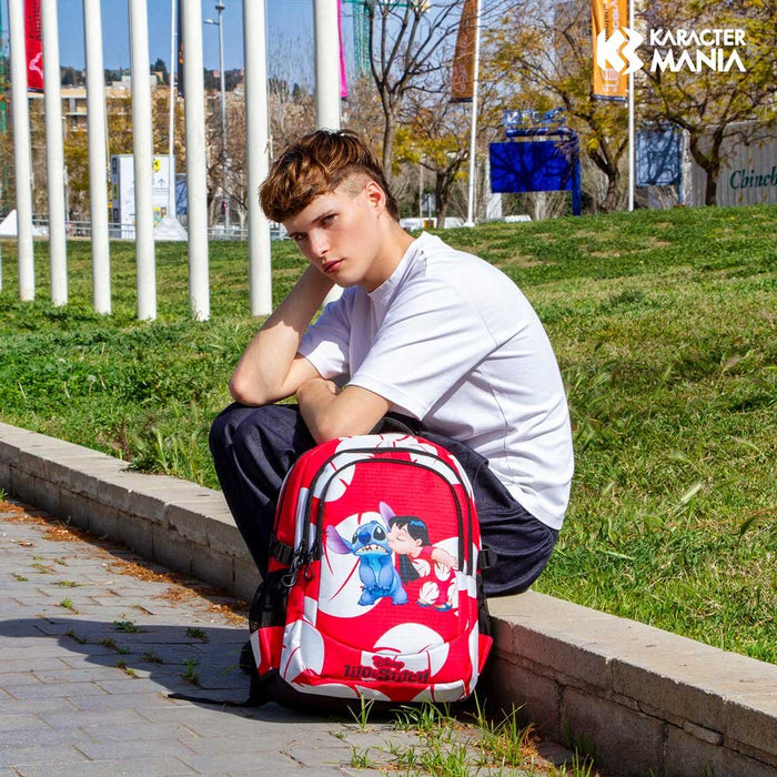 EAN 8445118065756 - Karactermania Lilo and Stitch Kiss mochila Mochila informal Multicolor, Rojo imagen 4