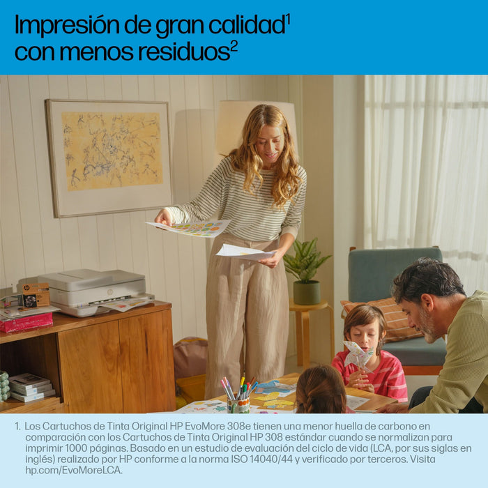 EAN 0196786390555 - HP 308e EvoMore Black Original Ink Cartridge cartucho de tinta 1 pieza(s) Rendimiento estándar Negro imagen 6