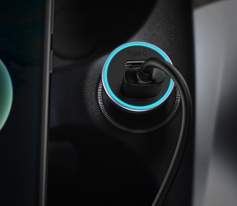 EAN 6953156207639 - Baseus Golden Contactor Pro Dual Smartphone Gris Encendedor de cigarrillos Carga rápida Interior imagen 9