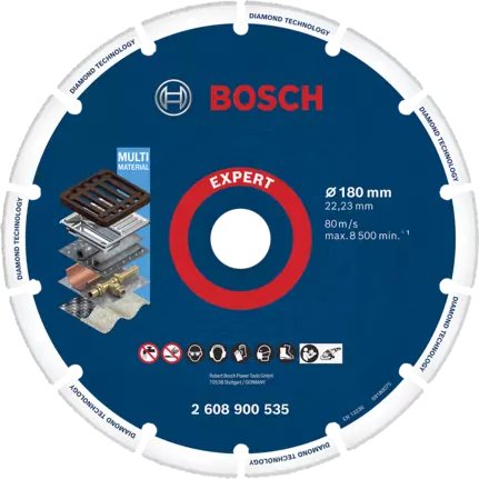 EAN 4059952536842 - Bosch 2 608 900 535 disco de afilar hierro fundido, Metal, Plástico Disco de corte imagen 1