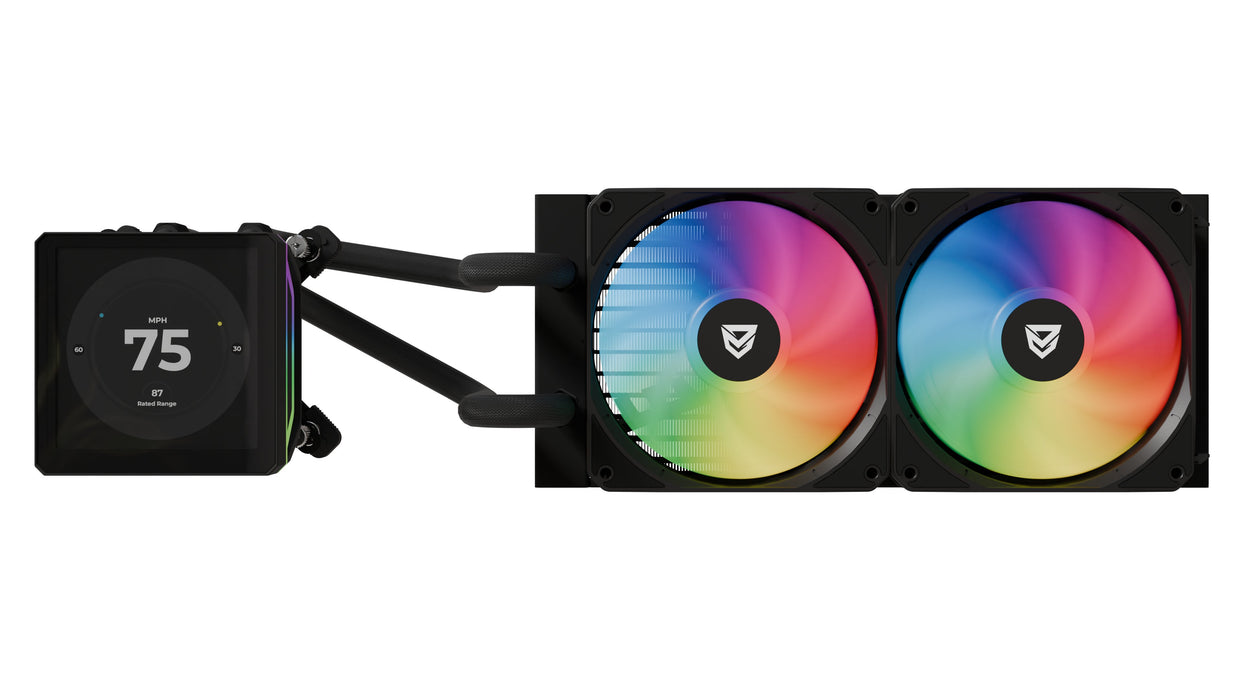 EAN 8435443722424 - Nfortec NF-SFAN-SEDNA-240-BLACK sistema de refrigeración para ordenador Procesador Sistema de refrigeraci imagen 5