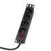 EAN 4052792046601 - LogiLink PDU4B01 unidad de distribución de energía (PDU) 4 salidas AC 1U Negro imagen 7
