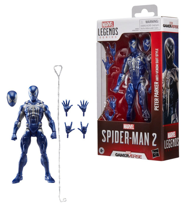 EAN 5010996300522 - Marvel Legends Series Gamerverse Peter Parker Anti-Venom Suit Style imagen 4