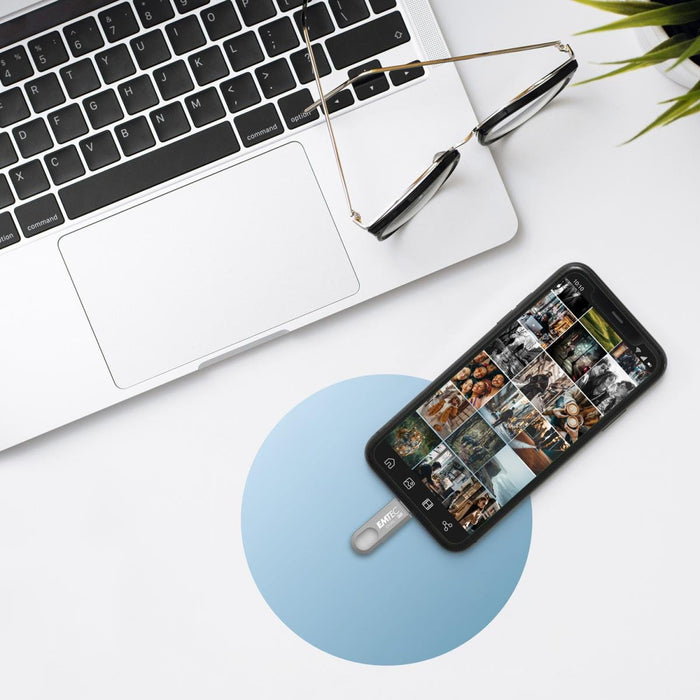 EAN 3126170182548 - Emtec D280 Dual unidad flash USB 32 GB USB Type-A / USB Type-C 3.2 Gen 1 (3.1 Gen 1) Plata imagen 4