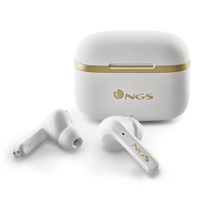 EAN 8435430620221 - NGS ARTICA TROPHY Auriculares Inalámbrico Dentro de oído Llamadas/Música USB Tipo C Bluetooth Oro, Blanco imagen 2