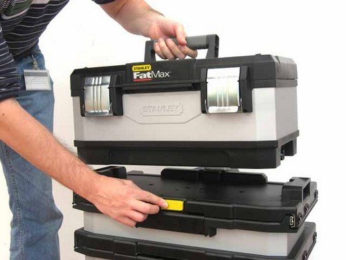 EAN 3253561956225 - Stanley 1-95-622 pieza pequeña y caja de herramientas Metal, Plástico Negro, Gris imagen 7