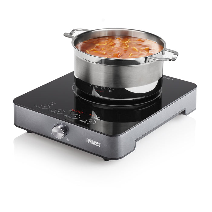 EAN 8713016078995 - Princess 303010 Negro, Plata Encimera 28 cm Con placa de inducción 1 zona(s) imagen 8