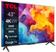 EAN 5901292524654 - TCL P655 43P655 Televisor 109,2 cm (43") 4K Ultra HD Smart TV Wifi Negro imagen 3