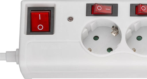 EAN 4040849725685 - Goobay 72568 limitador de tensión Blanco 6 salidas AC 230 V 1,5 m imagen 2