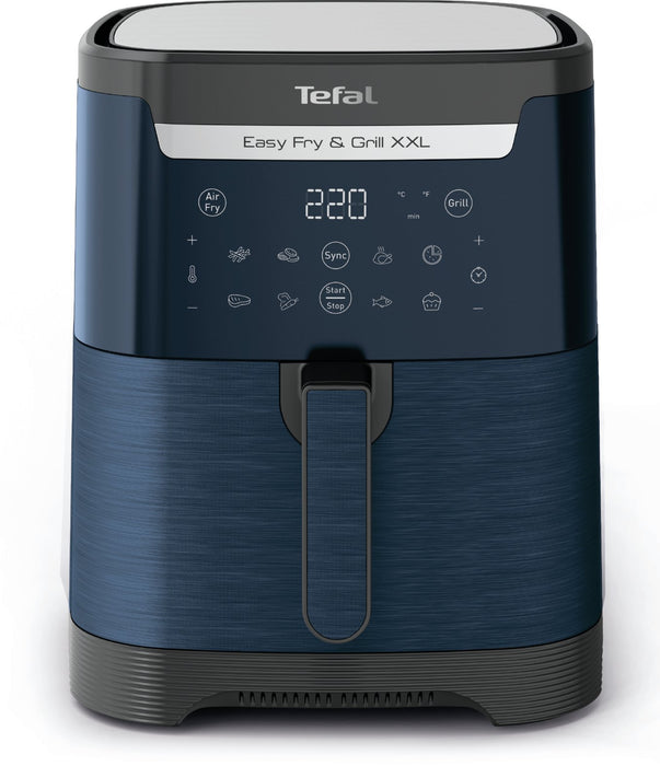 EAN 3045387290849 - Tefal Easy Fry & Grill EY8014 Doble 6,5 L Independiente 1830 W Freidora de aire caliente Azul imagen 2