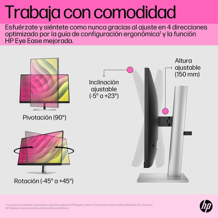 EAN 0196786299742 - HP E24t G5 FHD Touch Monitor pantalla para PC 60,5 cm (23.8") 1920 x 1080 Pixeles Full HD LCD Negro imagen 6