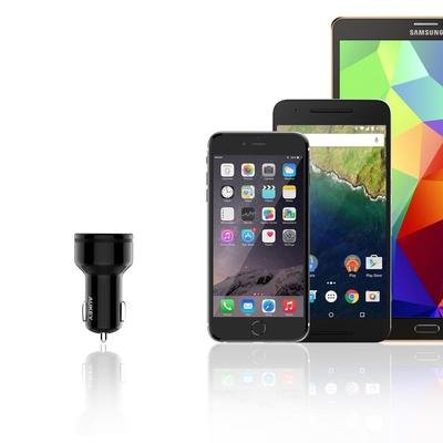 EAN 0601629298542 - AUKEY CC-Y7 cargador de dispositivo móvil Universal Negro Encendedor de cigarrillos Interior imagen 5