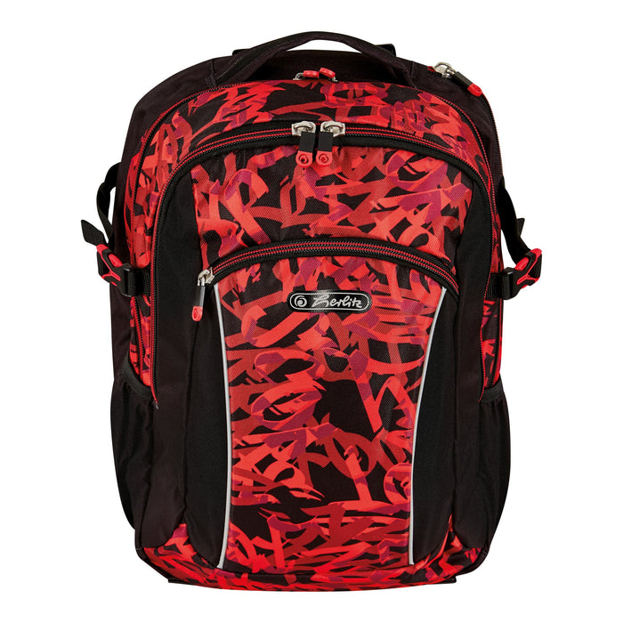 EAN 4008110344843 - Herlitz Ultimate Graffiti mochila Mochila deportiva Negro, Rojo Poliéster imagen 5