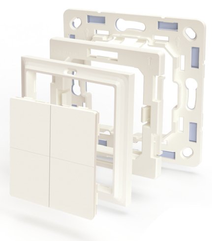 EAN 3800235266922 - Shelly BLU Wall Switch 4 interruptor de luz Plástico Marfil imagen 1